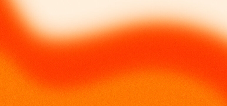Abstract Grainy Gradient Texture Background with Vintage Noise, Orange Cream Warm Tones, Retro Acid Aesthetic for Branding, Packaging, Poster Art, and Web Design