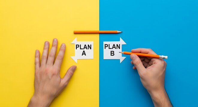 Business decision making choosing between plan A and plan B