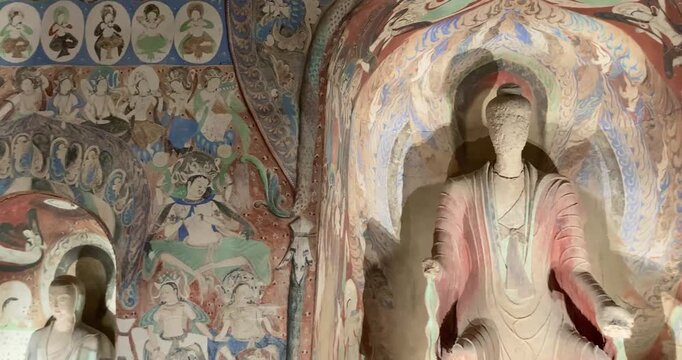 Replica Cave 285 of the Mogao Grottoes, Dunhuang