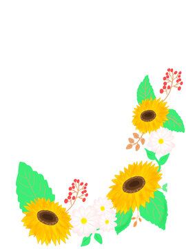 sunflowers and flowers