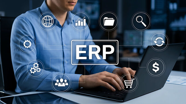 Enterprise Resource Planning ERP Business Workflow Automation Software Integration System