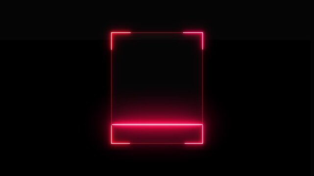 Scanning the QR code icon animation, QR code being a scanning concept, lock secure security icon on black background, Green square code scanning animation video.