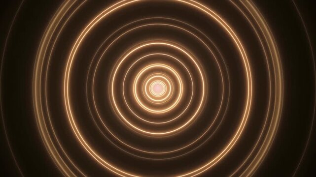 金色の光が幾重にも広がる波紋