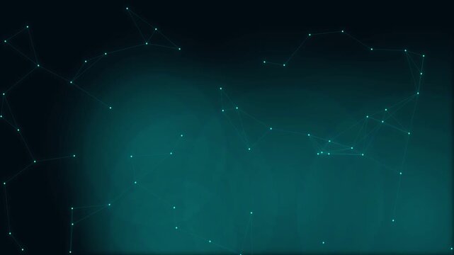 Abstract Blue Digital Network Connection Background