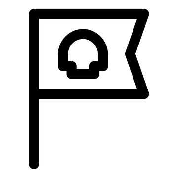 pirate flag icon
