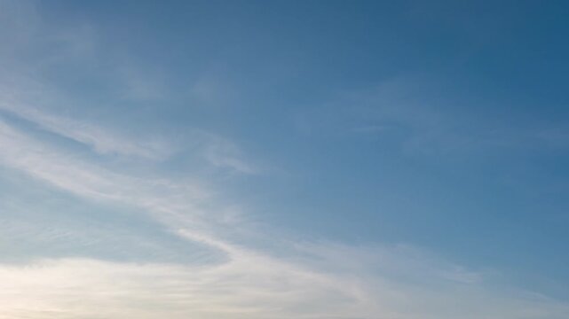 Evening sky time-lapse capturing the shift from sunset glow to night time darkness with subtle cloud movement.