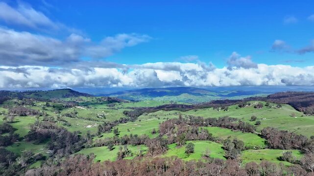 Cinematic aerial footage of Caveat  Victoria Australia