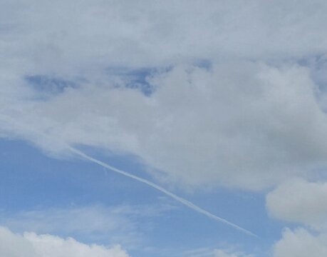 blue sky with clouds