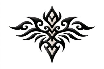 Fototapeta premium Stylized tribal design creating abstract ornament pattern