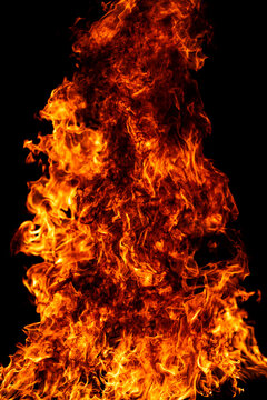 Flame lights blazing flames. Flame frames rising flames. Realistic flame with fire. Burning flame near fire.