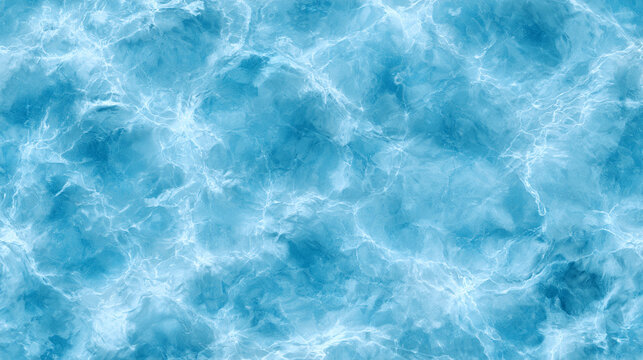 Refreshing Aqua Blue Water Surface Ripple Texture for Summer Design