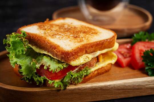 Delicious Chicken Toast Sandwich for Breakfast or Lunch