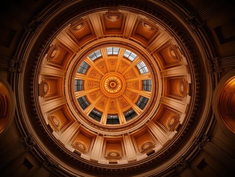 ornate architectural dome interior