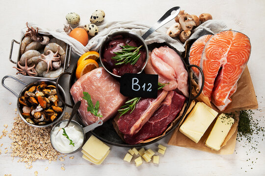 Vitamin B 12 products.