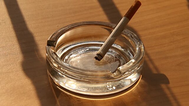 Cigarette and Ashtray