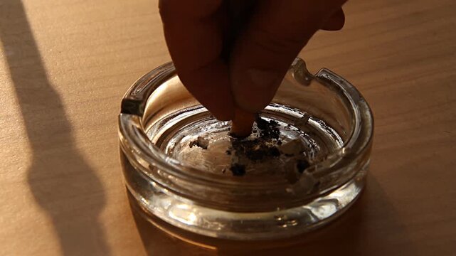 Cigarette and Ashtray