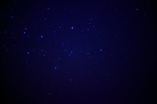 Night sky space background, Starry universe in dark blue sky