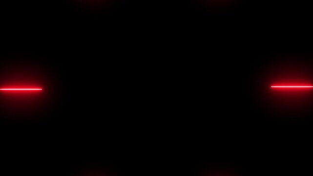Red slashing effects with gradient background and glowing neon black background.