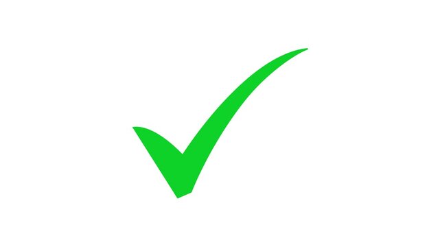 Check mark animation file type for apps, website, web, UI, logo, designs Motion graphic 4k animation video.