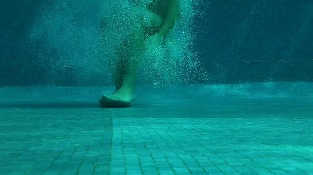 Underwater Pool Scene