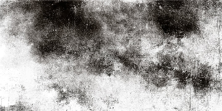 Black and white abstract texture background with grunge effect and noise on rough surface, weathered paint or paper, dark and light contrast.