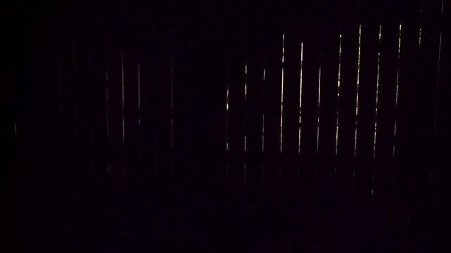 darkness in the night