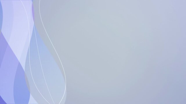 Periwinkle and lavender organic wave shapes flow in a seamless loop