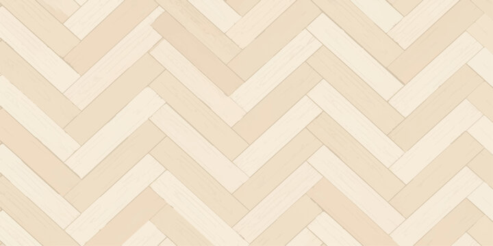 Wood Floor Herringbone Pattern: A seamless background featuring a classic herringbone pattern in light natural wood tones, offering warmth and timeless elegance.