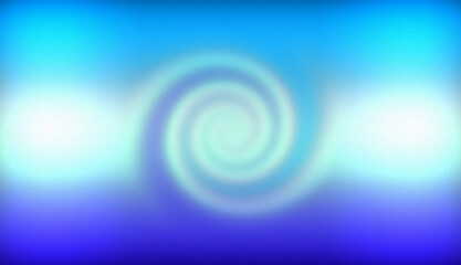 Fototapeta premium Abstract blue swirl background. Soft glowing vortex pattern with gradient light effects.