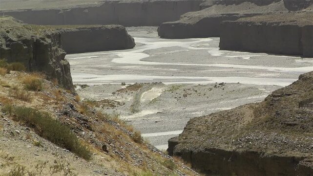 Tao Lai Beida River in Gobi Desert Gansu China