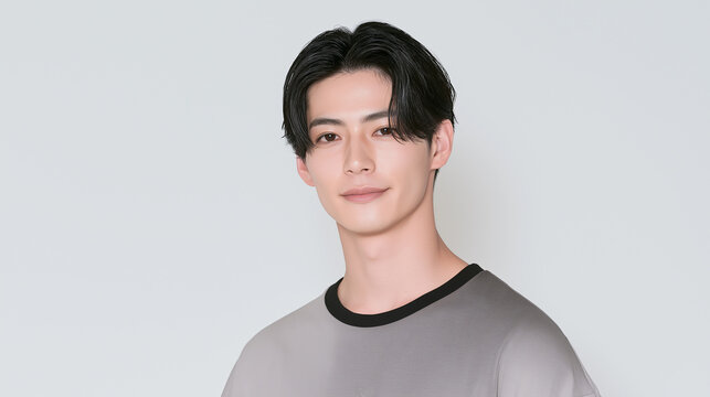 美容, 男性, メンズ美容, スキンケア, 化粧品, メンズコスメ, 若い男性, 美肌, アジア人, 日本人, フェイシャル, メンズメイク, 美容液, 保湿, クリーム, エイジングケア, 美容医療, メンズエステ, 美容クリニック, 肌ケア, ナチュラルメイク, 透明感, ツヤ肌, 清潔感, モデル, ポートレート, クローズアップ, ハンサム, 中性的, 韓国風, ヘアスタイル, メンズヘア