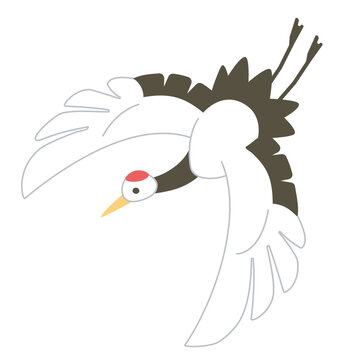 鶴のイラスト