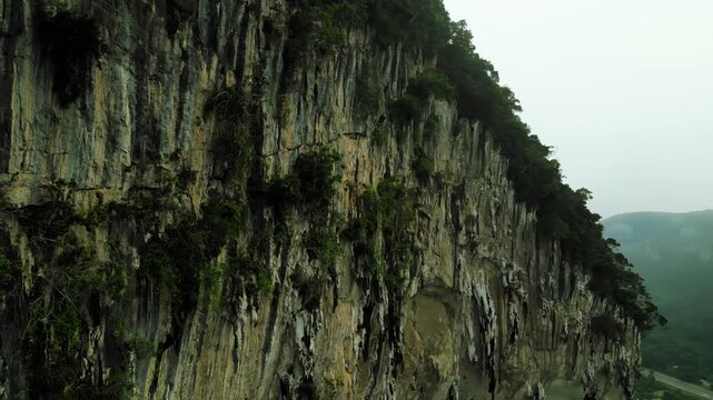 Close up Limestone forests or karsts in Gua Musang, Malaysia