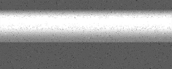Obraz premium Abstract Grayscale Speckled Metal Texture With Horizontal Light Band And Grainy Surface