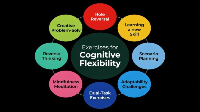 Cognitive Flexibility exercises diagram