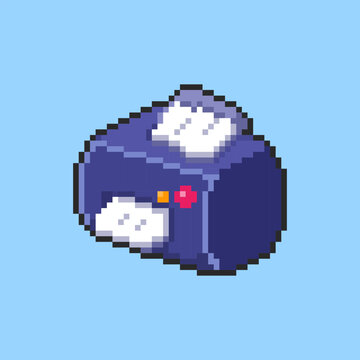 Pixel art Printer Icon game asset design