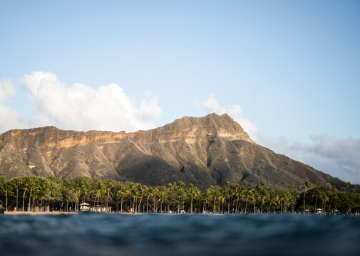 Diamondhead - Sleeping volcano and tourist attraction in Waikiki HI