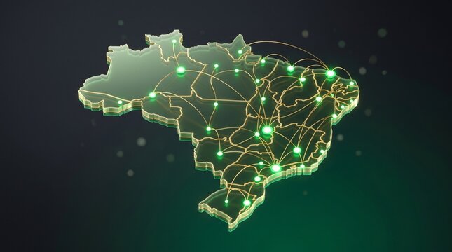 Brazil network map for digital economy growth campaigns