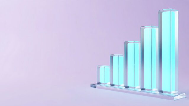 3D Digital Illustration of a Glowing Blue Arrow Expanding into Multiple Paths Representing Strategic Growth and Data Distribution