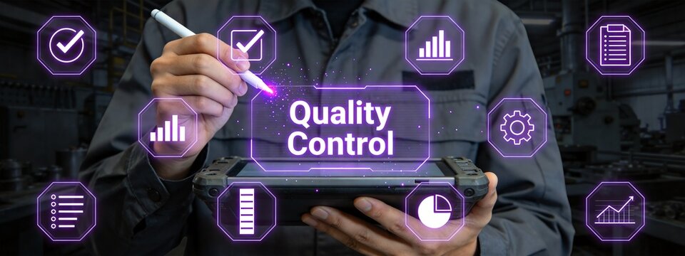 Factory Quality Control Inspector Using AR Interface for Smart Manufacturing QC