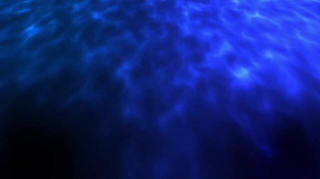 Water surface abstract animation shows deep blue ripples and light beams. Water surface liquid canvas loops seamlessly for calm backgrounds. Abstract animation design delivers sleek look.