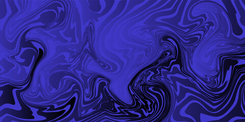 A mesmerizing blue sound wave pattern against a dark background with a white space below, creating a striking visual contrast with vibrant blue hues and sleek lines © wulandari