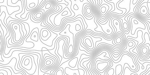 Elegant elevation contour line background with abstract elevation pattern, minimal geographic line texture with peaks and valleys, for website, header and print layout. © Queality Full