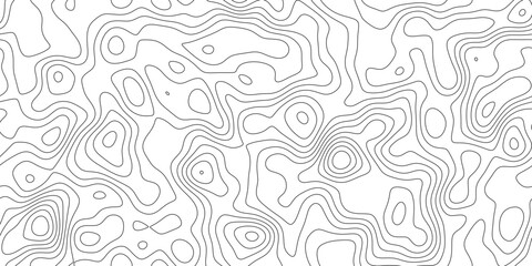 Elegant abstract elevation contour line background, geographic mapping lines with smooth organic curves, for website, header and print layout. © Queality Full