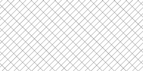 Net texture pattern on white background. Net texture pattern for backdrop and wallpaper. Realistic net pattern with black squares. Geometric background © jun