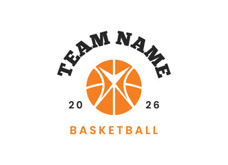Basketball logo vector illustration, emblem sport logo template © Shahzar