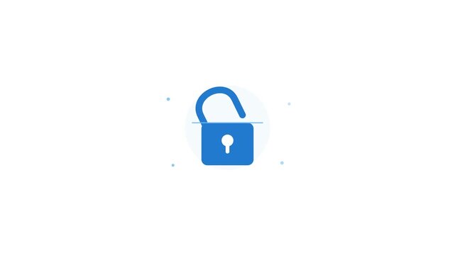 Padlock icon appears in an open position to represent the successful removal of digital security restrictions or access.