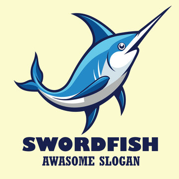 design logo vector icon swordfish