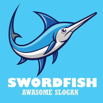 design logo vector icon swordfish