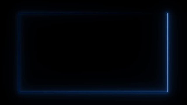 Animation of glowing neon rectangles abstract background. glowing motion graphics glowing rectangle of tow ton rectangle frame 4k loop.